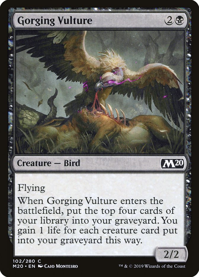 Gorging Vulture [Core Set 2020] | Exor Games Truro