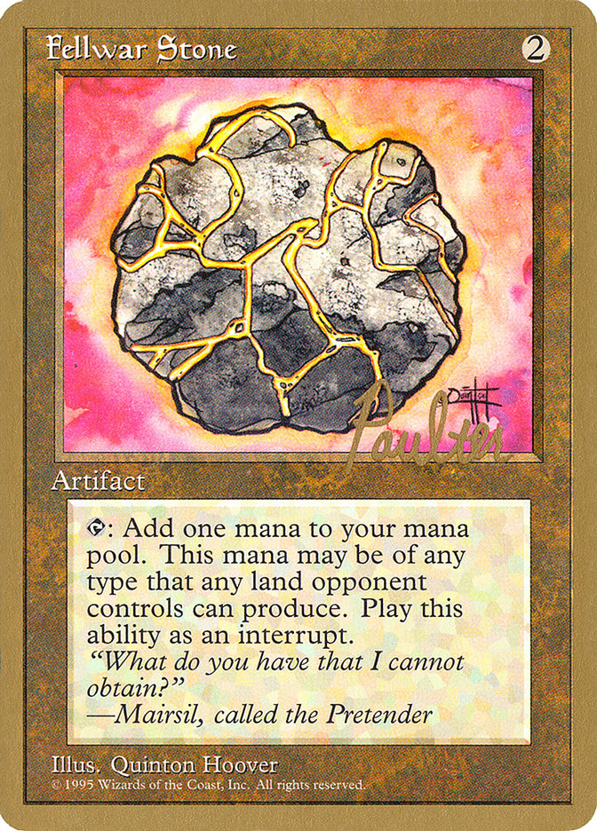 Fellwar Stone (Preston Poulter) [Pro Tour Collector Set] | Exor Games Truro