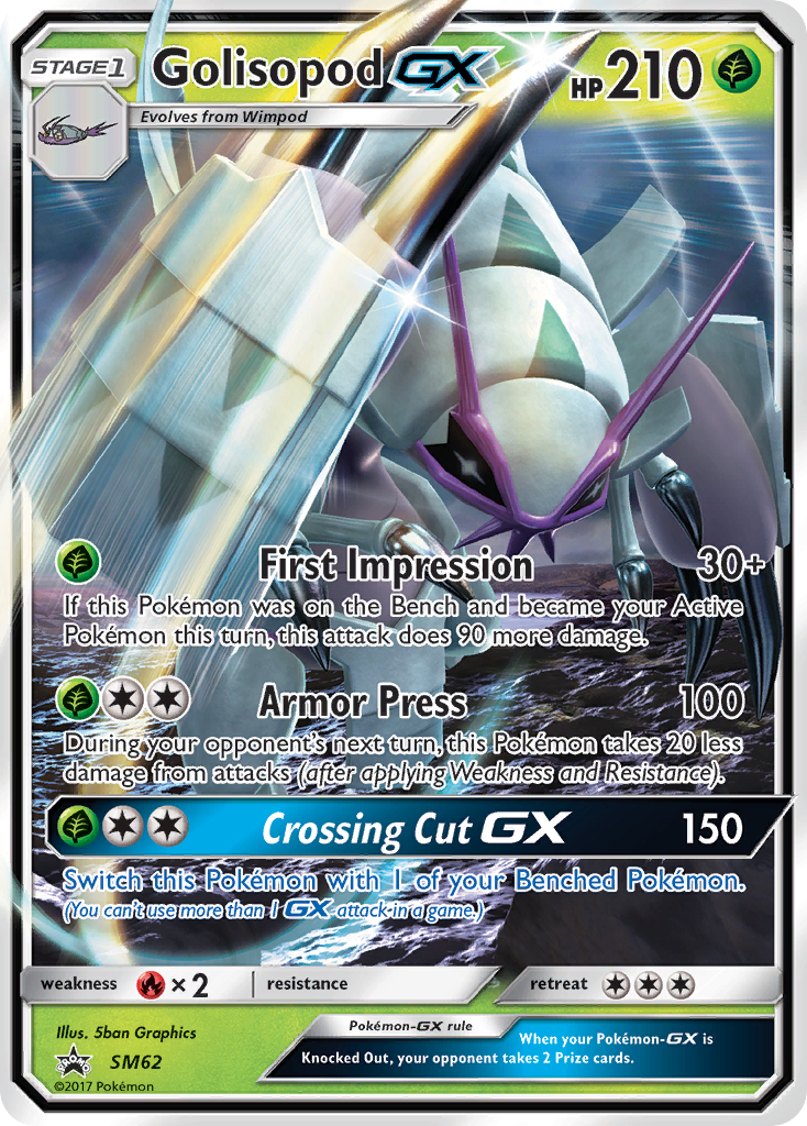 Golisopod GX (SM62) [Sun & Moon: Black Star Promos] | Exor Games Truro