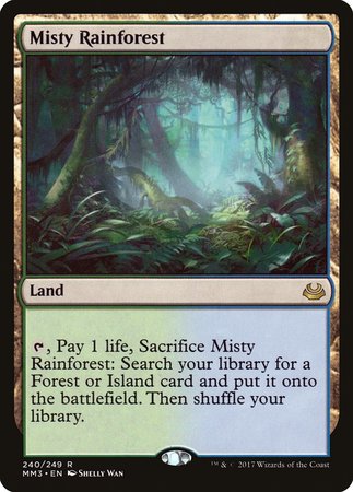 Misty Rainforest [Modern Masters 2017] | Exor Games Truro