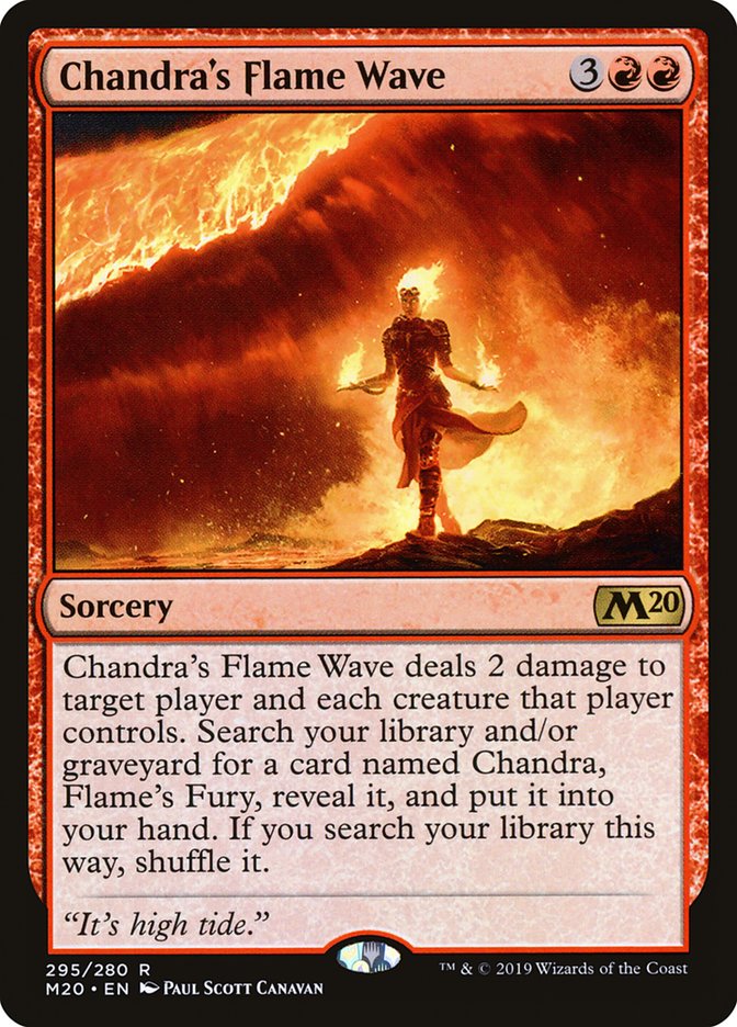 Chandra's Flame Wave [Core Set 2020] | Exor Games Truro