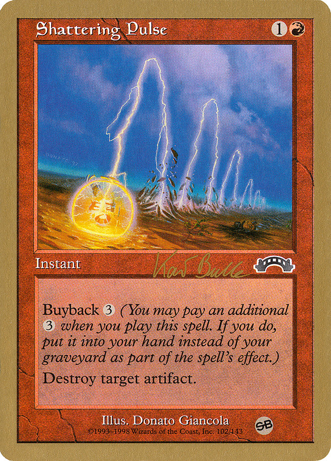 Shattering Pulse (Kai Budde) [World Championship Decks 1999] | Exor Games Truro