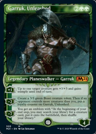 Garruk, Unleashed (Showcase) [Core Set 2021] | Exor Games Truro