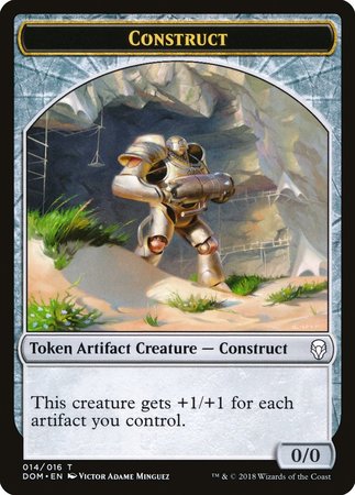 Construct Token [Dominaria Tokens] | Exor Games Truro