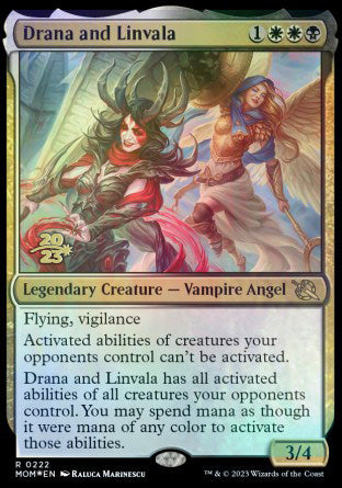 Drana and Linvala [March of the Machine Prerelease Promos] | Exor Games Truro