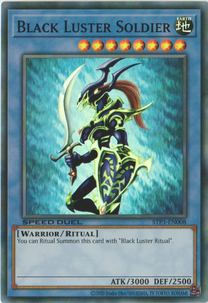 Black Luster Soldier [STP3-EN008] Super Rare | Exor Games Truro