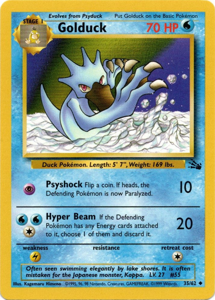 Golduck (35/62) [Fossil Unlimited] | Exor Games Truro