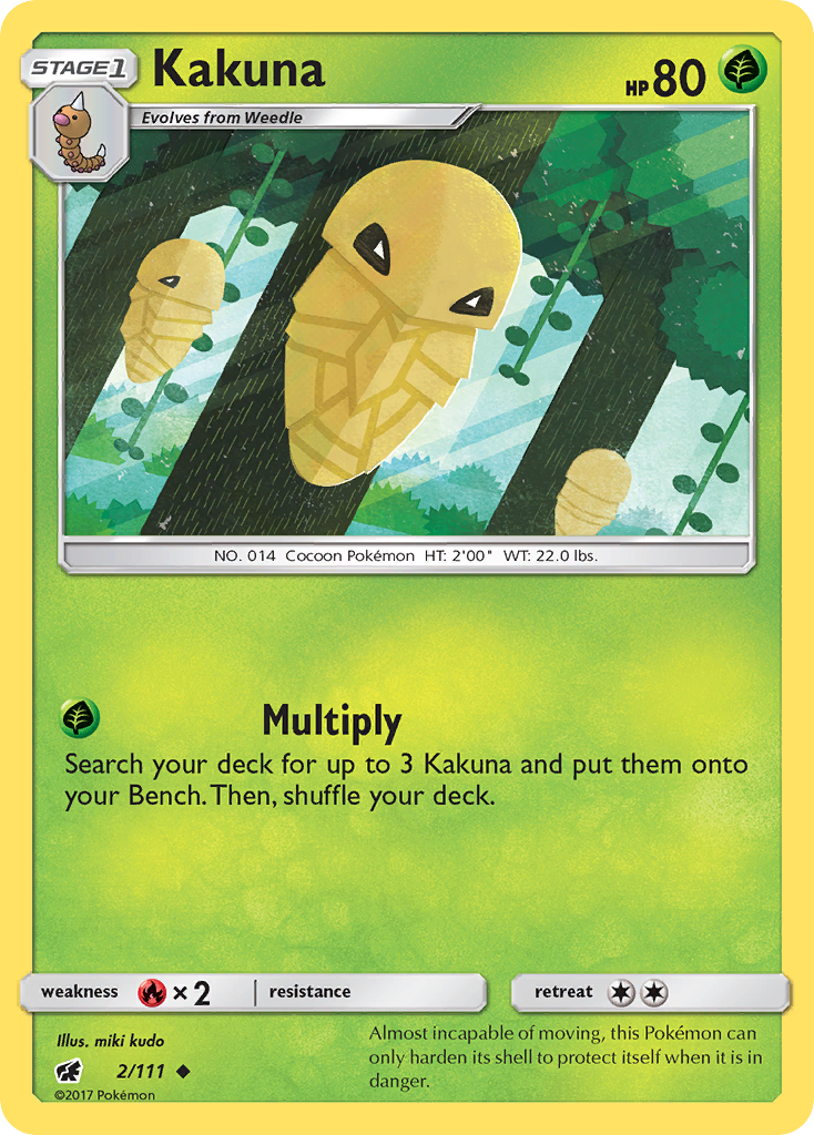 Kakuna (2/111) [Sun & Moon: Crimson Invasion] | Exor Games Truro