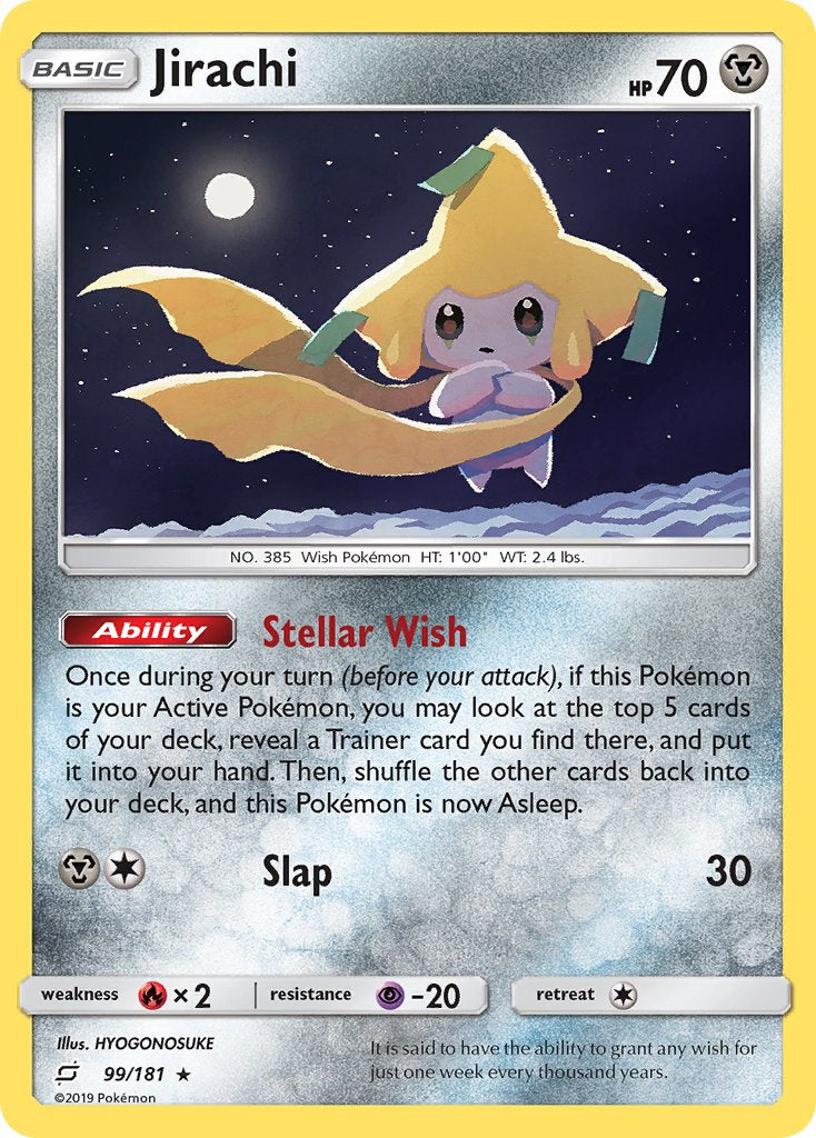 Jirachi (99/181) (Theme Deck Exclusive) [Sun & Moon: Team Up] | Exor Games Truro