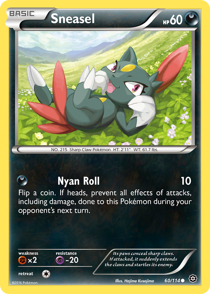 Sneasel (60/114) [XY: Steam Siege] | Exor Games Truro