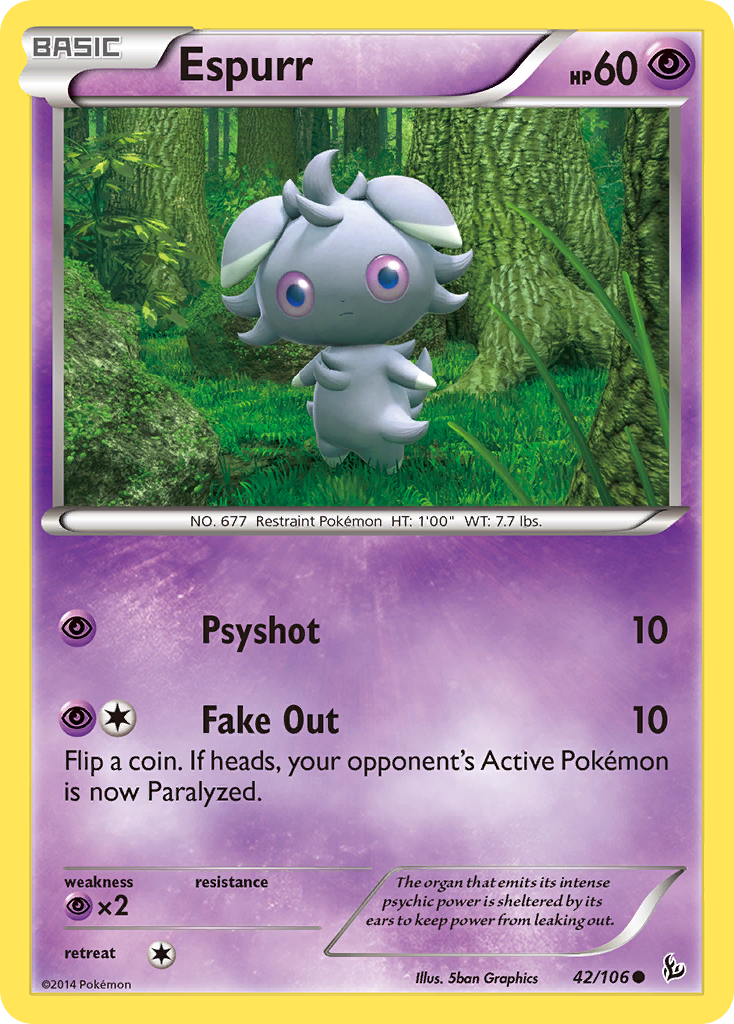 Espurr (42/106) [XY: Flashfire] | Exor Games Truro