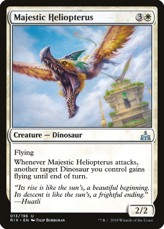 Majestic Heliopterus [Rivals of Ixalan] | Exor Games Truro