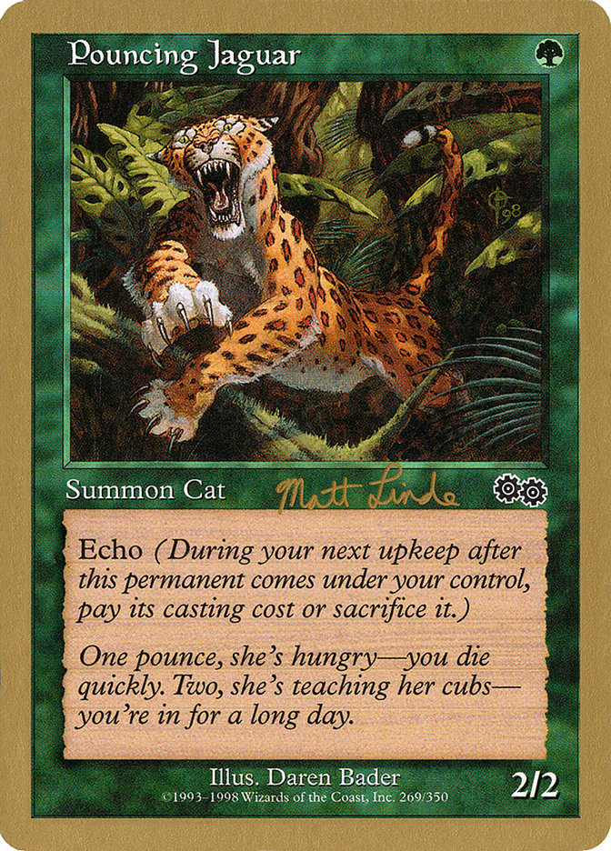 Pouncing Jaguar (Matt Linde) [World Championship Decks 1999] | Exor Games Truro