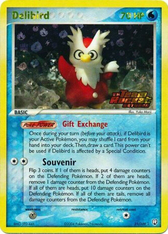 Delibird (21/109) (Stamped) [EX: Team Rocket Returns] | Exor Games Truro