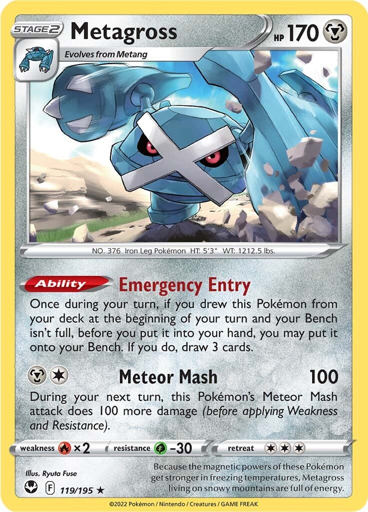 Metagross (119/195) [Sword & Shield: Silver Tempest] | Exor Games Truro