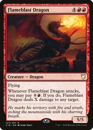 Flameblast Dragon [Commander 2018] | Exor Games Truro