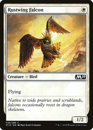 Rustwing Falcon [Core Set 2019] | Exor Games Truro