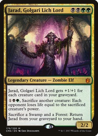 Jarad, Golgari Lich Lord [Commander Anthology] | Exor Games Truro