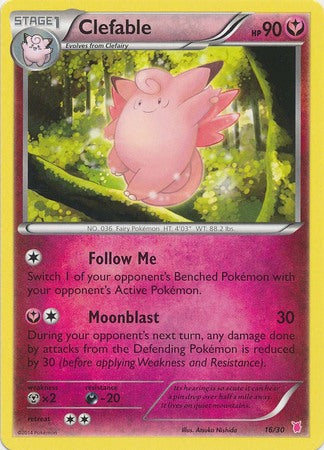 Clefable (16/30) [XY: Trainer Kit 1 - Wigglytuff] | Exor Games Truro