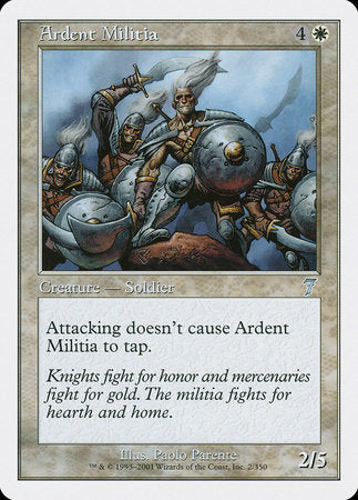 Ardent Militia [Seventh Edition] | Exor Games Truro