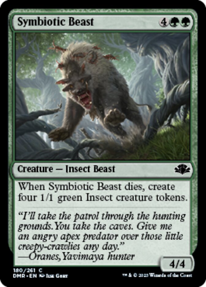 Symbiotic Beast [Dominaria Remastered] | Exor Games Truro