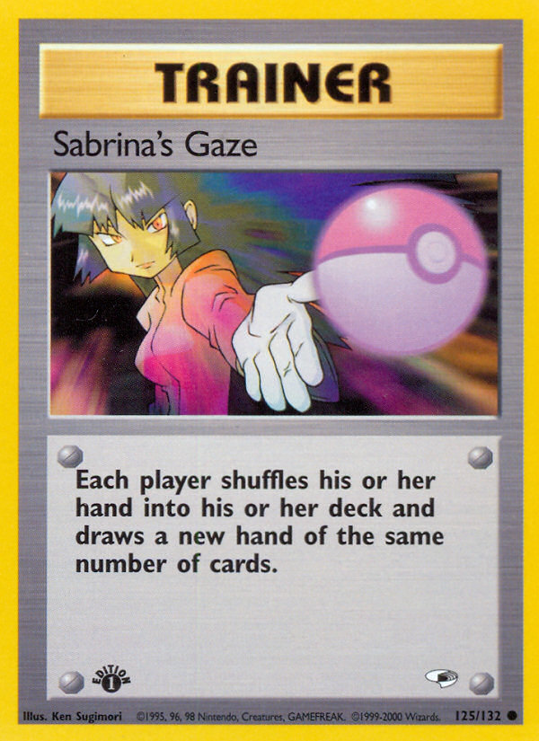 Sabrina's Gaze (125/132) [Gym Heroes 1st Edition] | Exor Games Truro