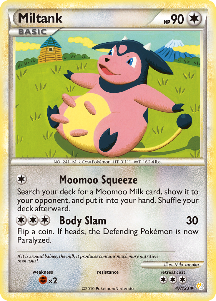 Miltank (47/123) [HeartGold & SoulSilver: Base Set] | Exor Games Truro