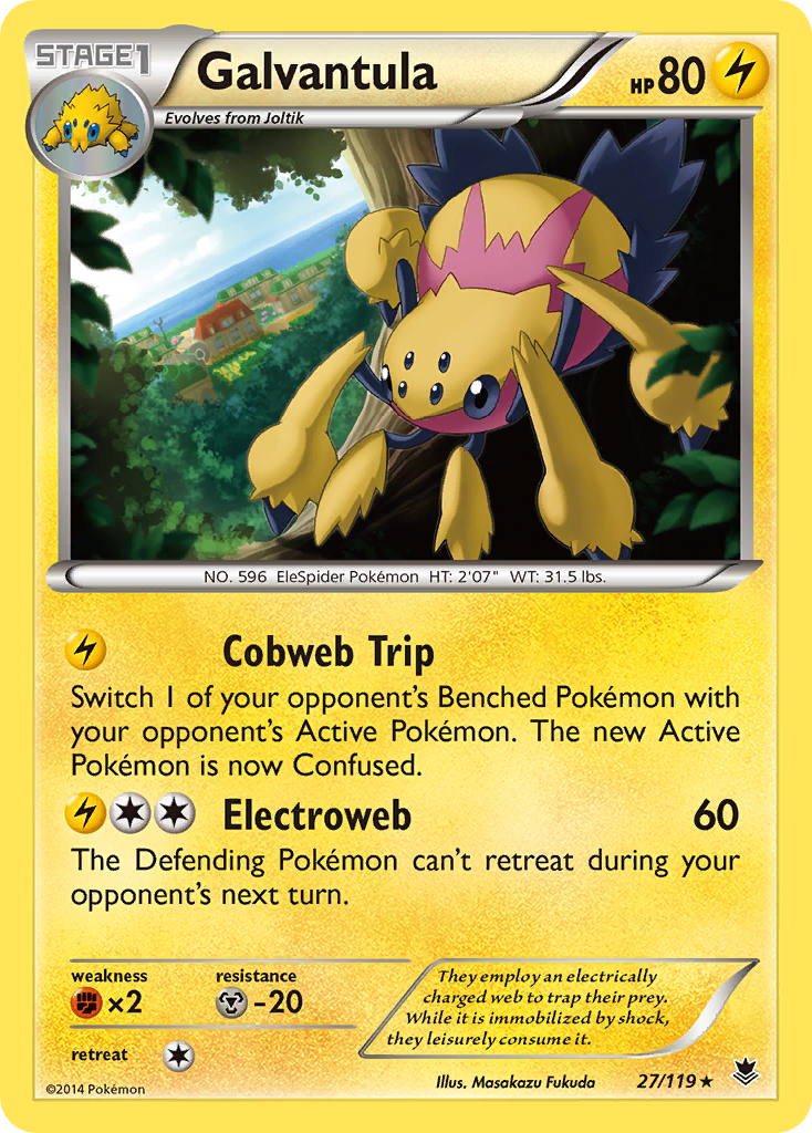 Galvantula (27/119) [XY: Phantom Forces] | Exor Games Truro