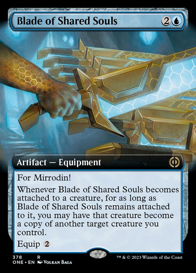 Blade of Shared Souls (Extended Art) [Phyrexia: All Will Be One] | Exor Games Truro