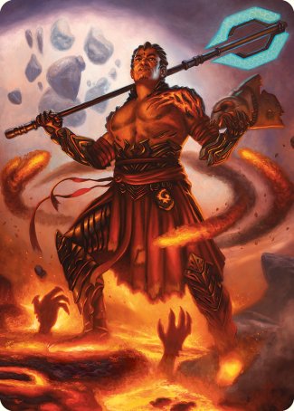 Koth, Fire of Resistance Art Card [Phyrexia: All Will Be One Art Series] | Exor Games Truro