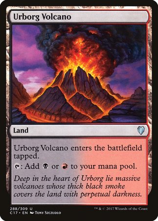 Urborg Volcano [Commander 2017] | Exor Games Truro