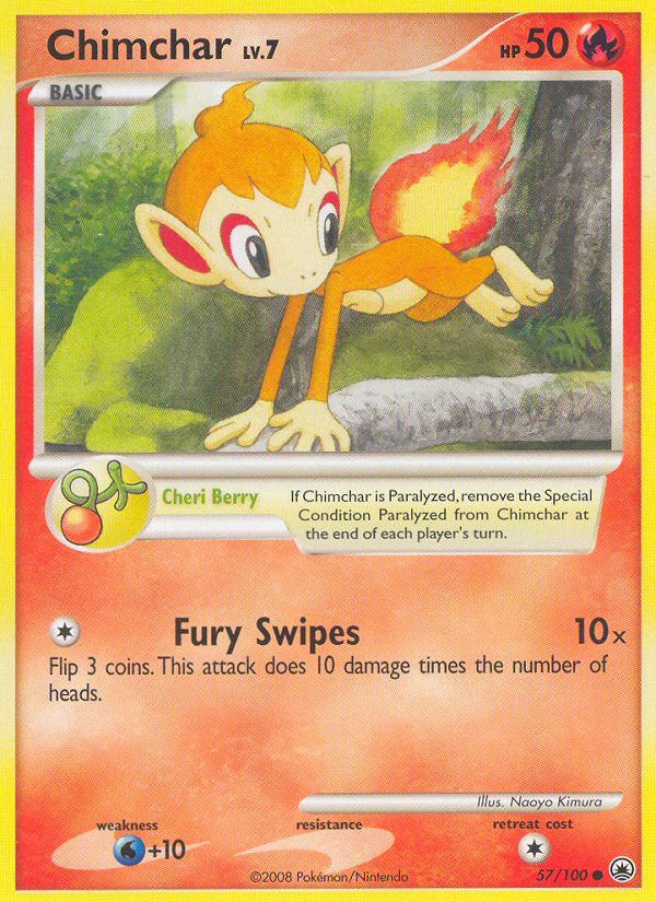 Chimchar (57/100) [Diamond & Pearl: Majestic Dawn] | Exor Games Truro