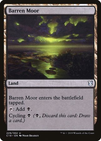 Barren Moor [Commander 2019] | Exor Games Truro