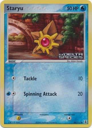 Staryu (84/113) (Stamped) [EX: Delta Species] | Exor Games Truro