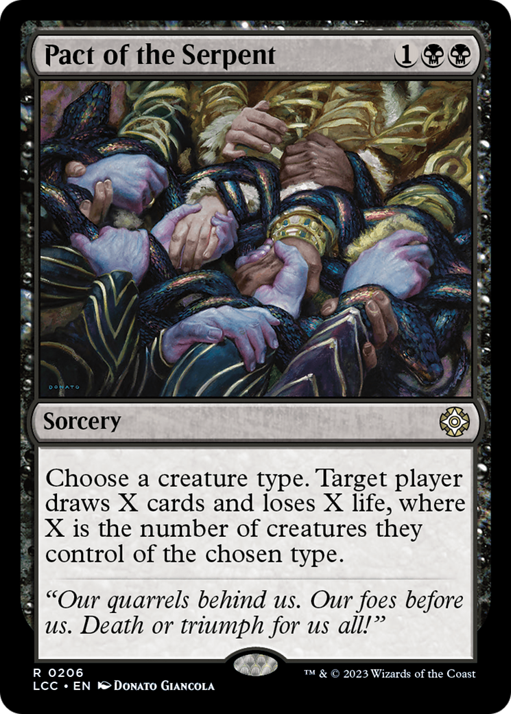 Pact of the Serpent [The Lost Caverns of Ixalan Commander] | Exor Games Truro