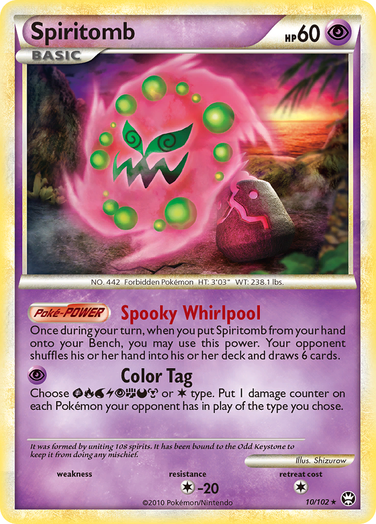 Spiritomb (10/102) [HeartGold & SoulSilver: Triumphant] | Exor Games Truro