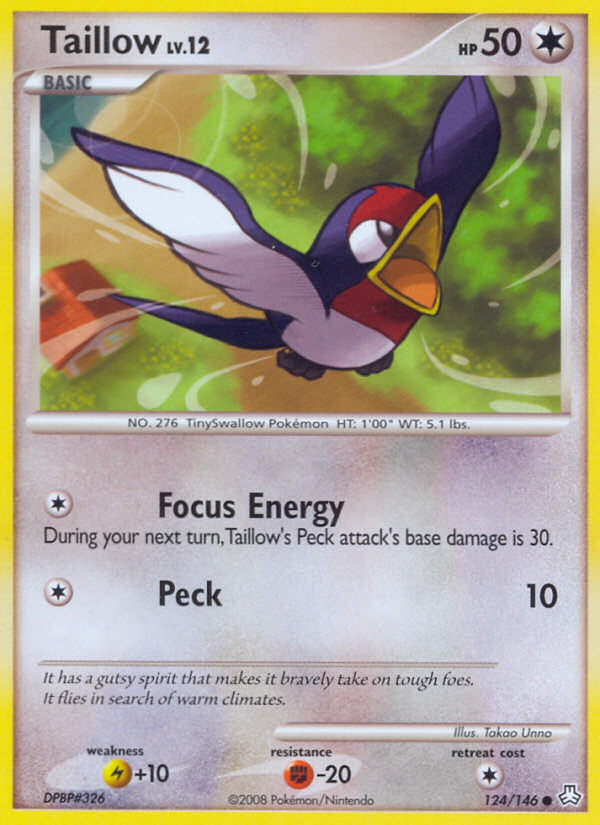 Taillow (124/146) [Diamond & Pearl: Legends Awakened] | Exor Games Truro