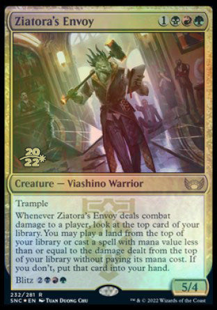 Ziatora's Envoy [Streets of New Capenna Prerelease Promos] | Exor Games Truro