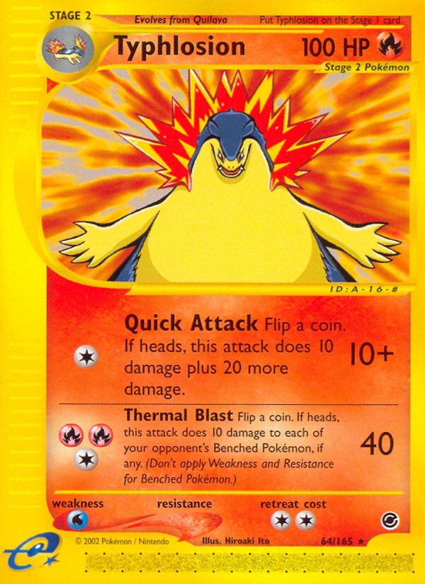 Typhlosion (64/165) [Expedition: Base Set] | Exor Games Truro