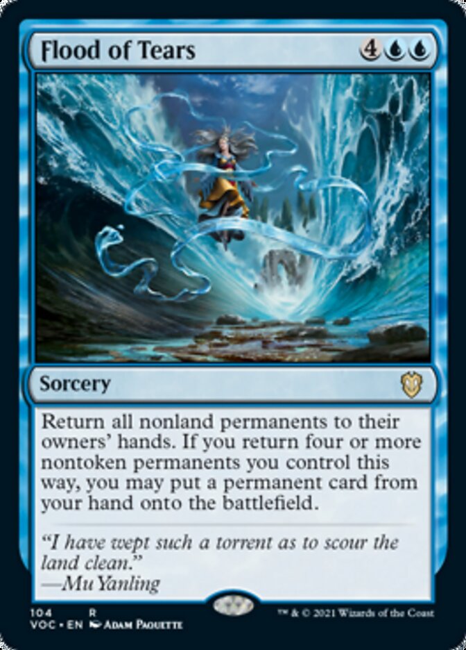 Flood of Tears [Innistrad: Crimson Vow Commander] | Exor Games Truro