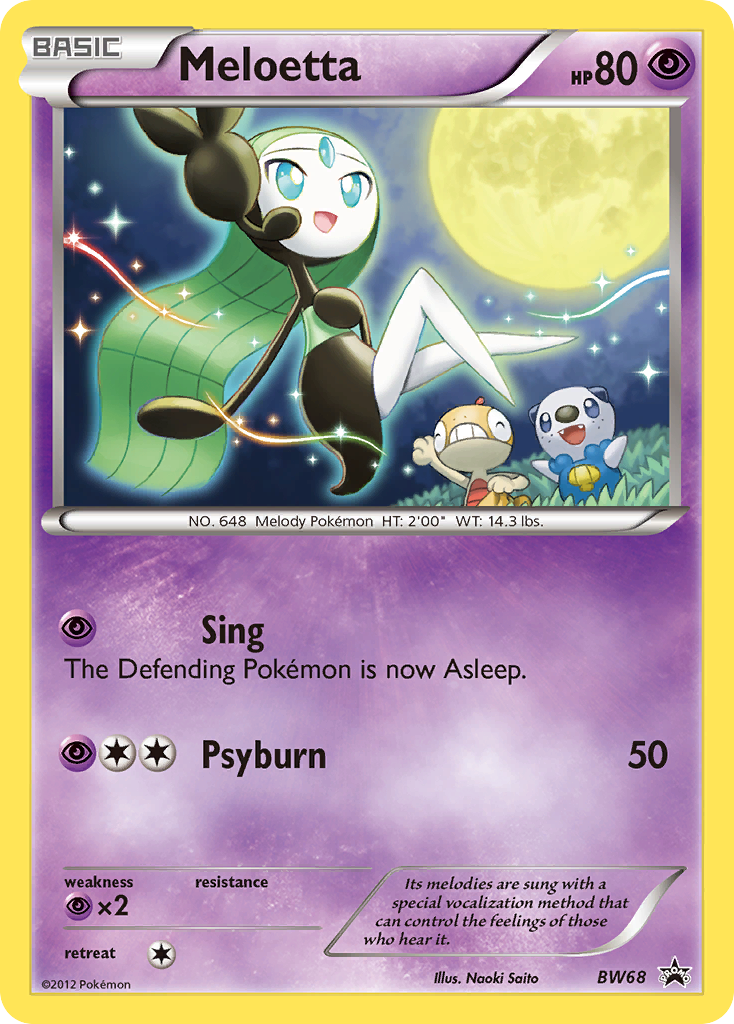 Meloetta (BW68) [Black & White: Black Star Promos] | Exor Games Truro