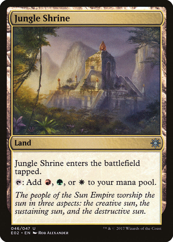 Jungle Shrine [Explorers of Ixalan] | Exor Games Truro