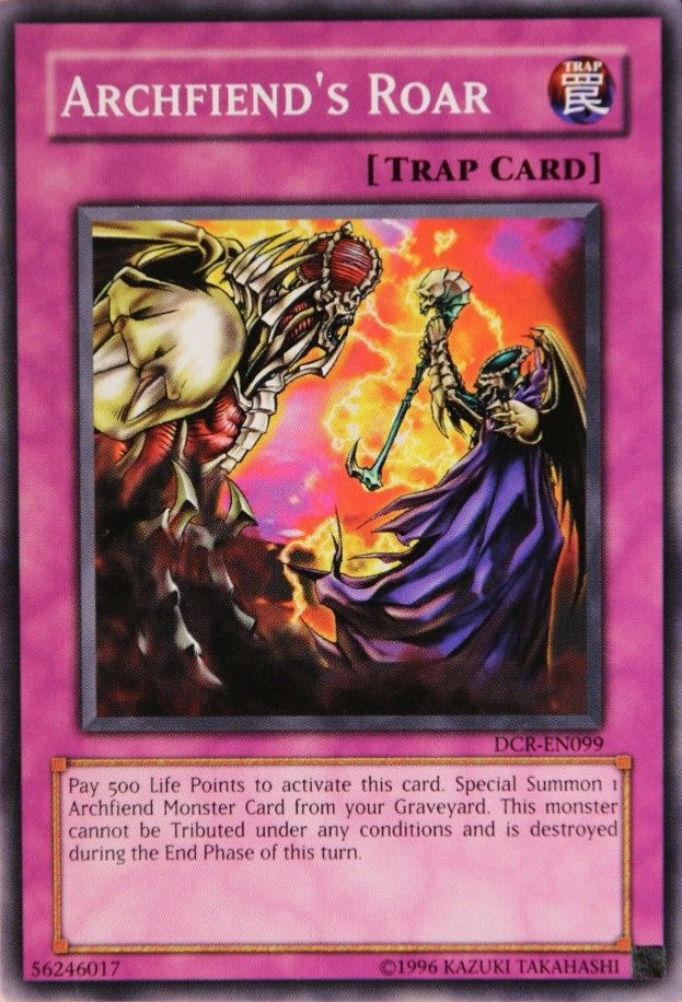 Archfiend's Roar [DCR-EN099] Common | Exor Games Truro