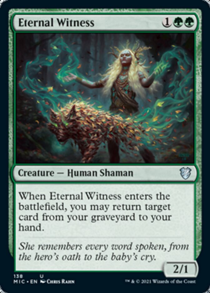 Eternal Witness [Innistrad: Midnight Hunt Commander] | Exor Games Truro