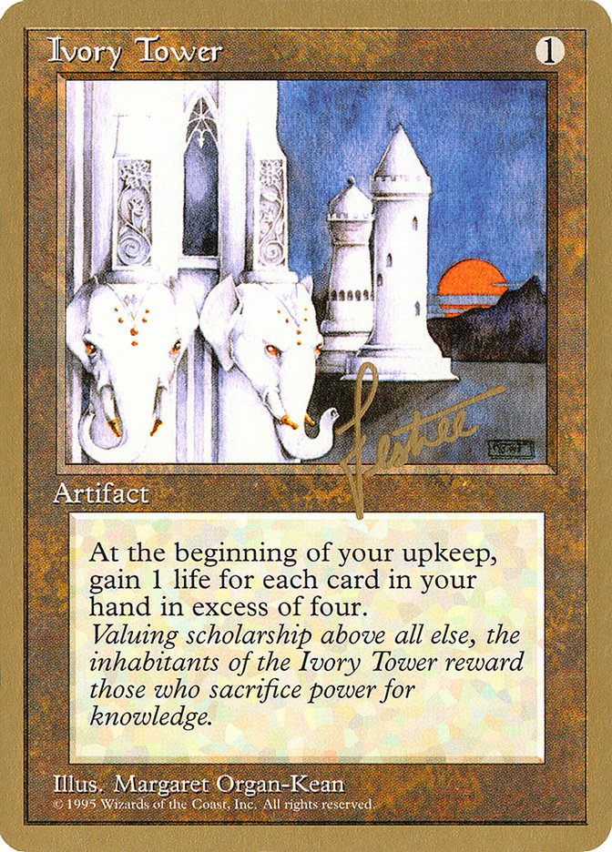 Ivory Tower (Bertrand Lestree) [Pro Tour Collector Set] | Exor Games Truro