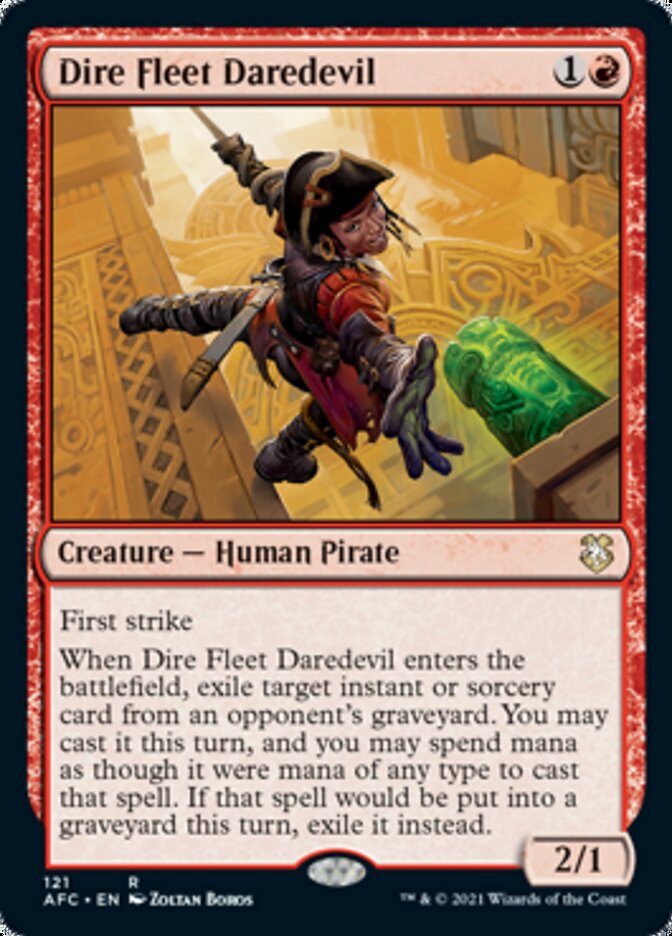 Dire Fleet Daredevil [Dungeons & Dragons: Adventures in the Forgotten Realms Commander] | Exor Games Truro