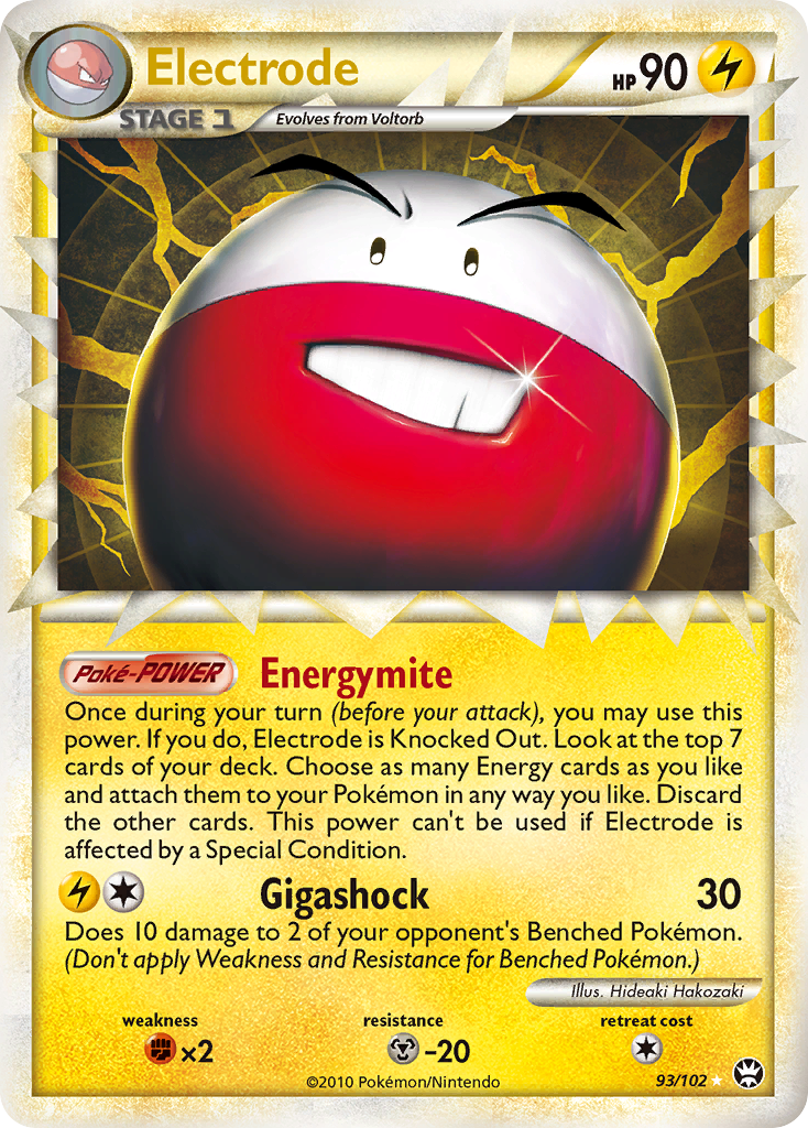 Electrode (93/102) [HeartGold & SoulSilver: Triumphant] | Exor Games Truro