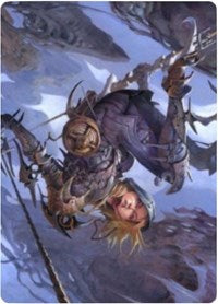 Blackbloom Rogue Art Card [Zendikar Rising Art Series] | Exor Games Truro