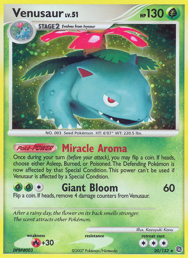 Venusaur (20/132) [Diamond & Pearl: Secret Wonders] | Exor Games Truro