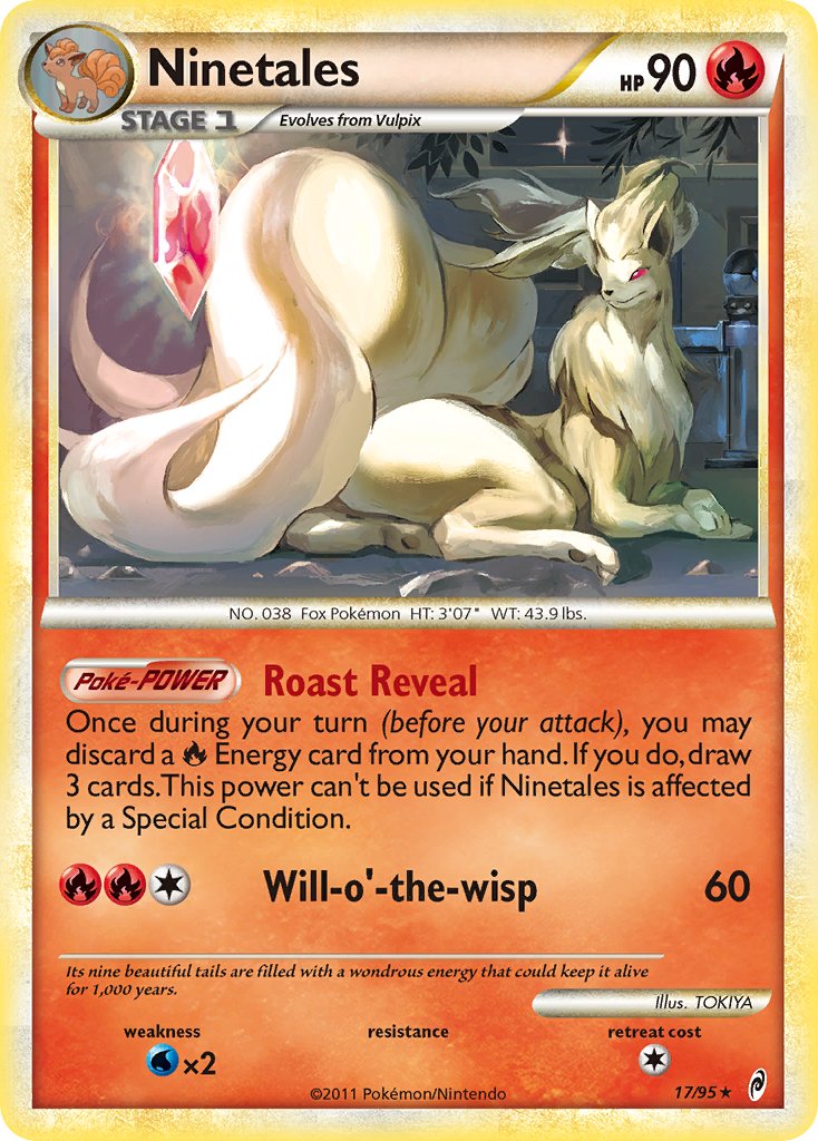 Ninetales (17/95) (Theme Deck Exclusive) [HeartGold & SoulSilver: Call of Legends] | Exor Games Truro